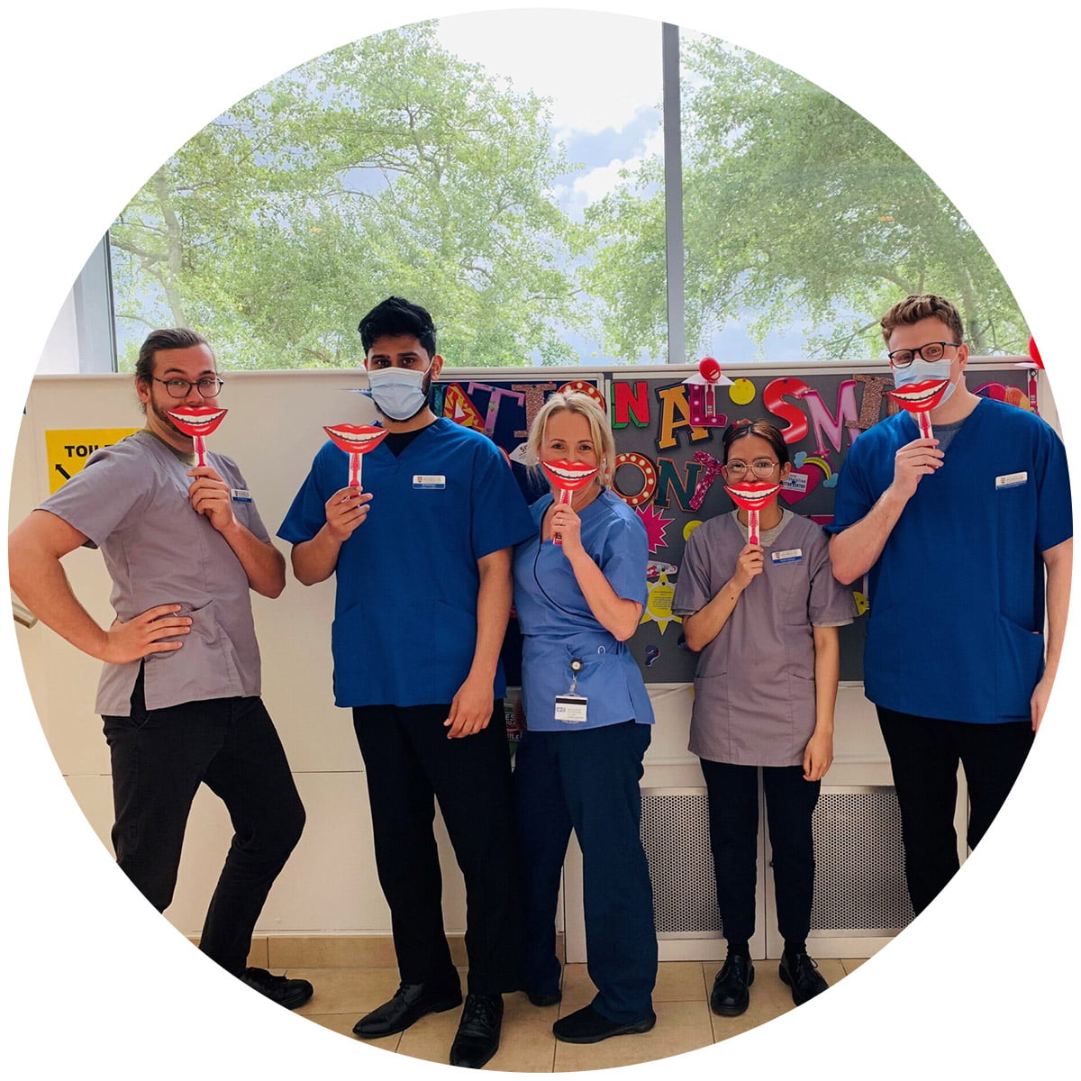 National Smile Month Team photo